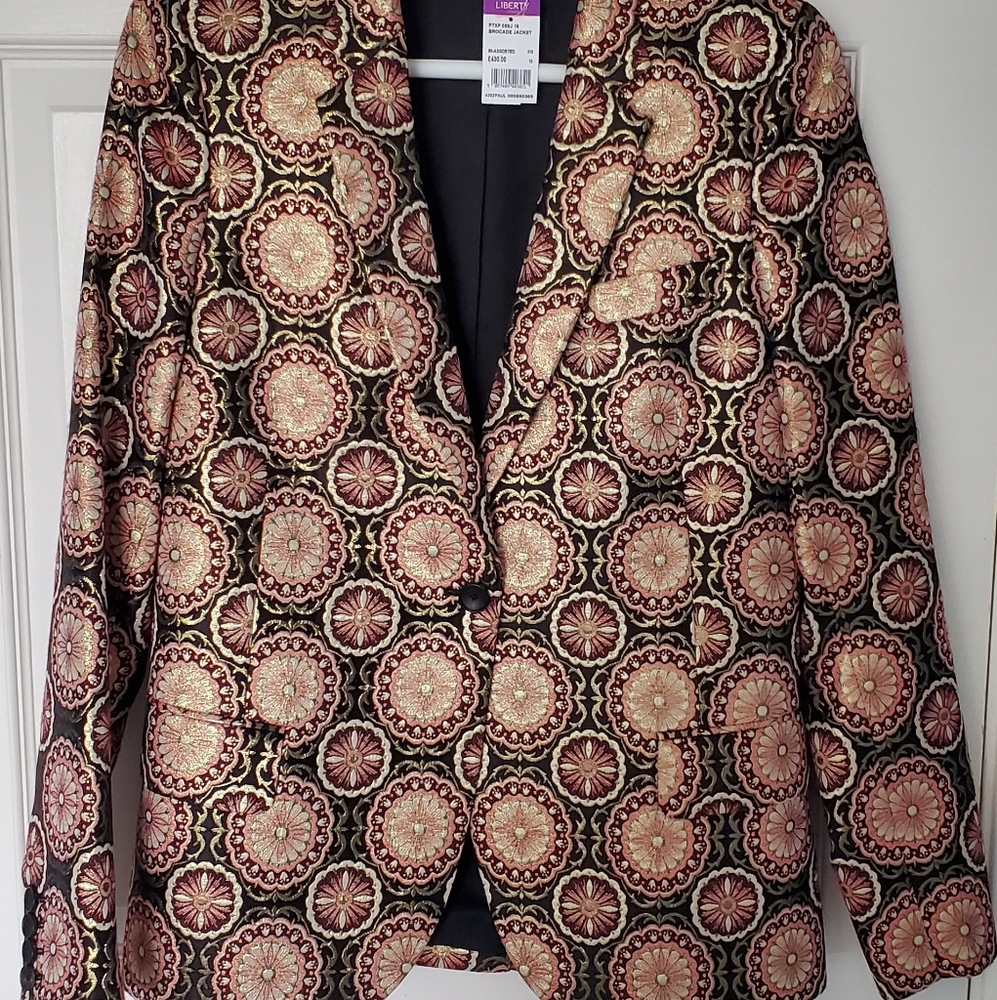 Paul Smith Brocade Jacket 42 EU US 8 Jaquard Blazer